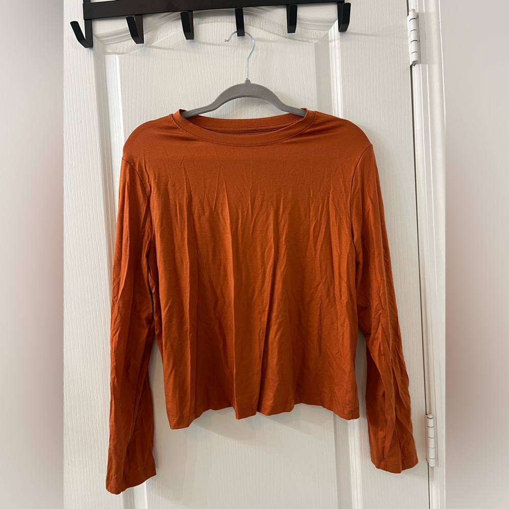 A New Day Orange Long Sleeve Shirt